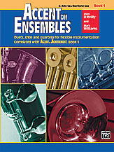 ACCENT ON ENSEMBLES #1 ALTO/BARI SX cover